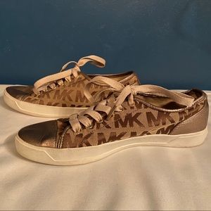 Michael Kors Gold Sneakers